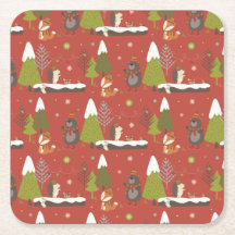 Navidades de Hedgehog y Oso de Invierno