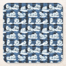 Navidades de invierno de zorros del Ártico Patrón 