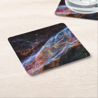 Posavasos Cuadrado De Papel Nebulosa Veil Supernova remite telescopio Hubble