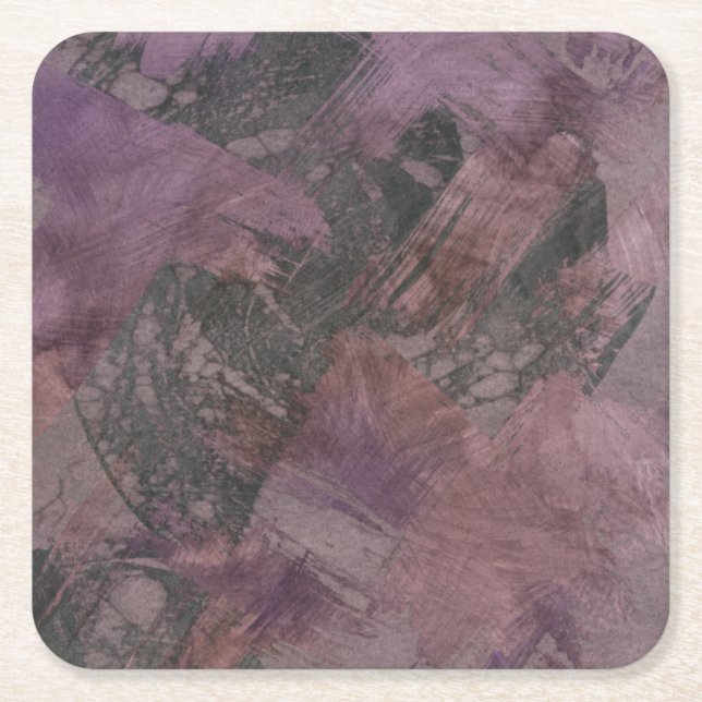 Posavasos Cuadrado De Papel Niebla II (Anverso)