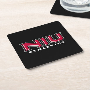 Posavasos Cuadrado De Papel NIU Athletics