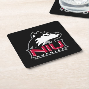 Posavasos Cuadrado De Papel NIU Huskies