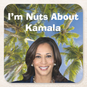 Posavasos Cuadrado De Papel No me gusta Kamala