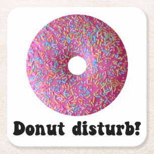 Posavasos Cuadrado De Papel No molestar