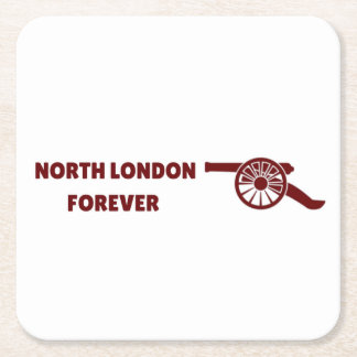 Posavasos Cuadrado De Papel North London Forever