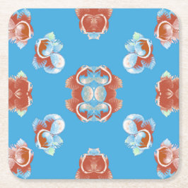 Posavasos Cuadrado De Papel ¡Nueces Para Usted!