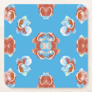 Posavasos Cuadrado De Papel ¡Nueces Para Usted!