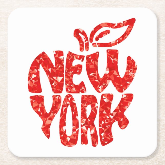 POSAVASOS CUADRADO DE PAPEL NUEVA YORK (Anverso)