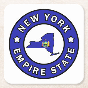 Posavasos Cuadrado De Papel Nueva York
