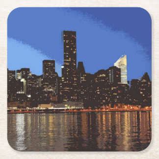 Posavasos Cuadrado De Papel Nueva York 2001
