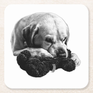 Posavasos Cuadrado De Papel Ojos en el premio