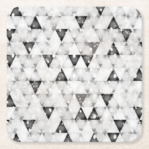 Posavasos Cuadrado De Papel Óptico I