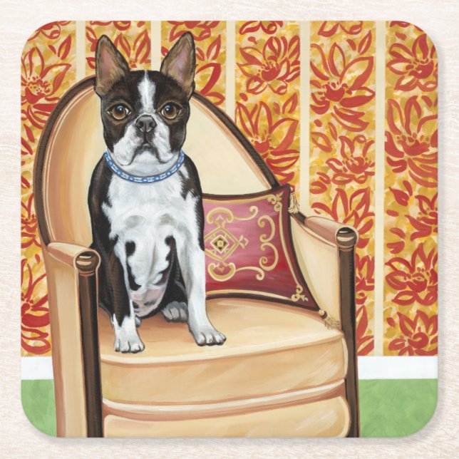 Posavasos Cuadrado De Papel Oreo Cookie Boston (Anverso)