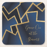 Posavasos Cuadrado De Papel Oro Blue Dreidels<br><div class="desc">"¡Oro y Sueños Azules, Pascua de Papel Cuadrado" está listo para ayudarle a que su fiesta comience! Personalice eliminando y agregando texto en cualquier lugar de la montaña rusa. Elija su estilo de fuente, color y tamaño favoritos. Gracias por detenerse y ir de compras. ¡Muy apreciado! Todos mis diseños pueden...</div>