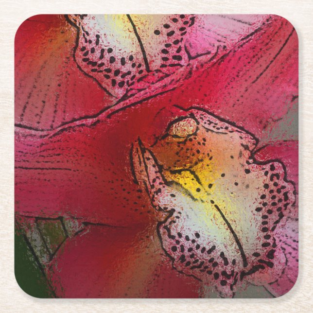 Posavasos Cuadrado De Papel Orquid_2015_0503 (Anverso)