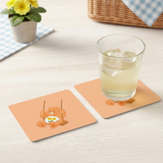 Posavasos Cuadrado De Papel Oso (Subido por el creador)