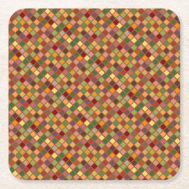Posavasos Cuadrado De Papel Otoño cuadrado