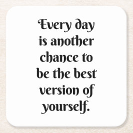 Posavasos Cuadrado De Papel Otra escoria de papel de oportunidad