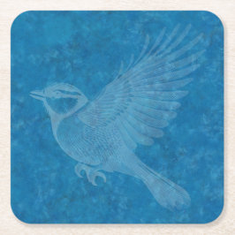 Posavasos Cuadrado De Papel Pájaro volador