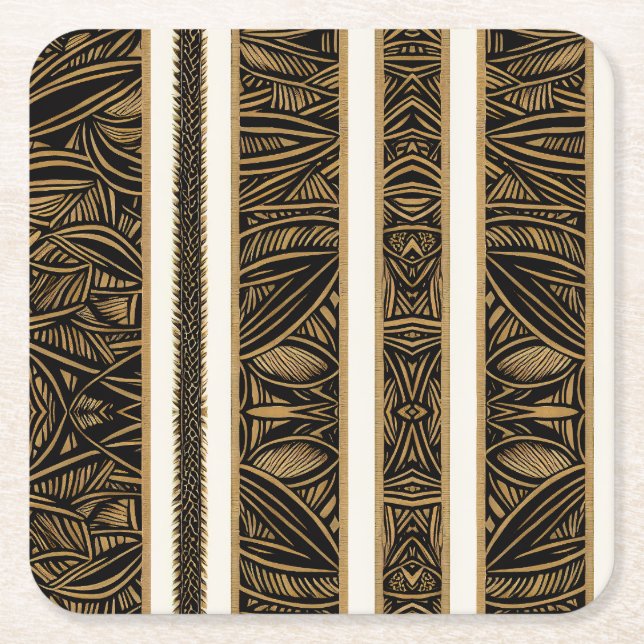 Posavasos Cuadrado De Papel Palm real (Anverso)