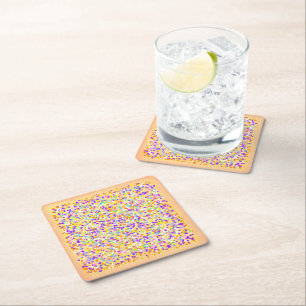 Posavasos Cuadrado De Papel Pan de hadas