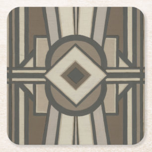 Posavasos Cuadrado De Papel Panel II de Deco neutro