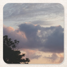 Posavasos Cuadrado De Papel Papel