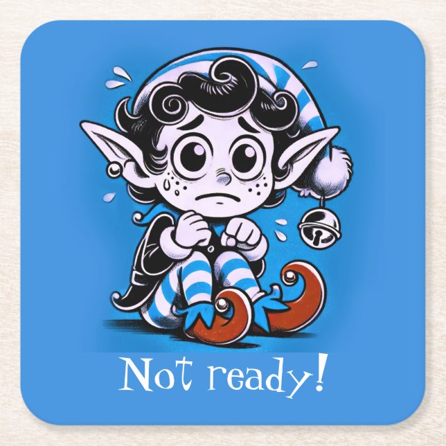 Posavasos Cuadrado De Papel Papel (Anverso)