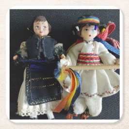 Posavasos Cuadrado De Papel Papel