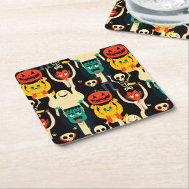 Posavasos Cuadrado De Papel Papel