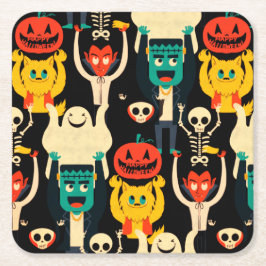 Posavasos Cuadrado De Papel Papel