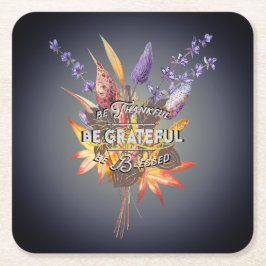 Posavasos Cuadrado De Papel Papel