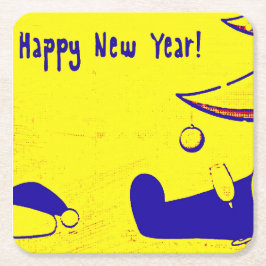 Posavasos Cuadrado De Papel Papel