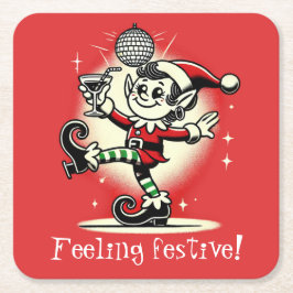 Posavasos Cuadrado De Papel Papel