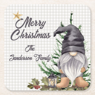 Posavasos Cuadrado De Papel Papel