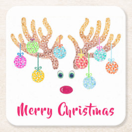 Posavasos Cuadrado De Papel Papel