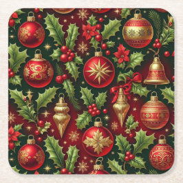 Posavasos Cuadrado De Papel Papel de adorno para festividades