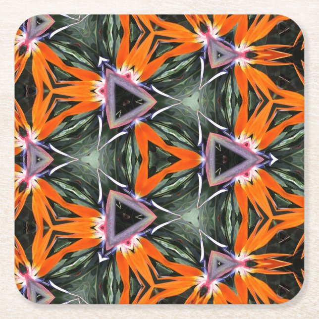 Posavasos Cuadrado De Papel Paper Coaster (Anverso)