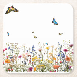 Posavasos Cuadrado De Papel Paper Coaster