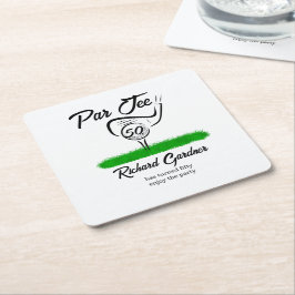 Posavasos Cuadrado De Papel Par Off for an UnForeGettable 50th Birthday Party