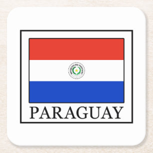 Posavasos Cuadrado De Papel Paraguay