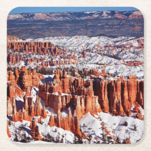 Posavasos Cuadrado De Papel Parque nacional del barranco de Bryce
