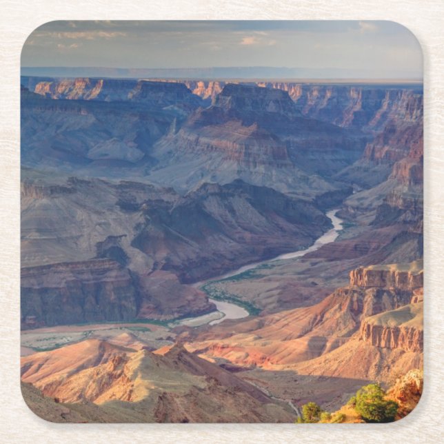 Posavasos Cuadrado De Papel Parque nacional del Gran Cañón, Ariz (Anverso)