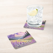 Parque Nacional Glaciar | Acuarela de Lavanda Prim
