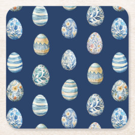 Posavasos Cuadrado De Papel Pascua de Papel Huevo de Pascua