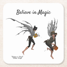 Posavasos Cuadrado De Papel Pascua de papel para las fábricas de cerveza Twin 