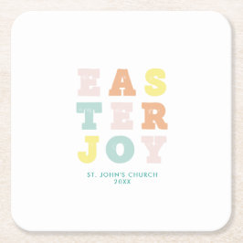 Posavasos Cuadrado De Papel Pascua pastoral moderna