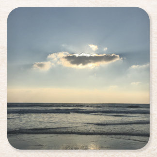 Posavasos Cuadrado De Papel Pascua solar oculta