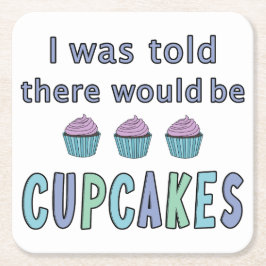 Posavasos Cuadrado De Papel Pasteles