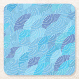 Posavasos Cuadrado De Papel Patrón abstracto